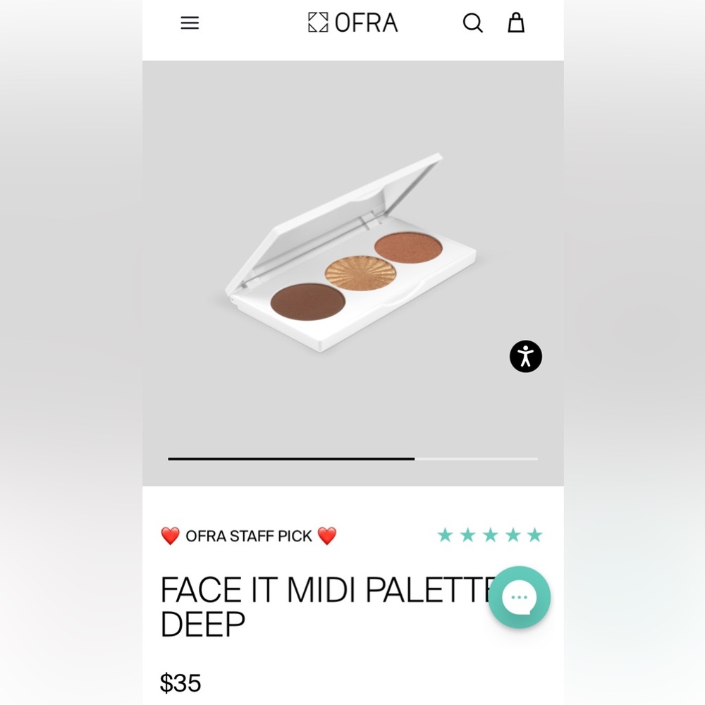 OFRA face it midi Pallette in deep